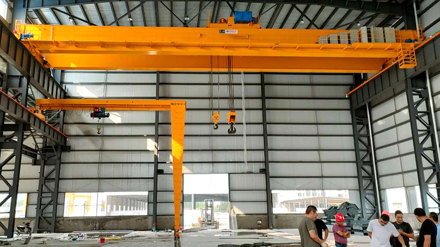 江蘇南通雙梁起重機(jī)+半門(mén)式起重機(jī)項(xiàng)目