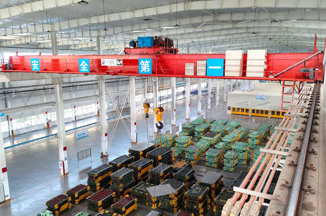 山西運(yùn)城雙梁橋式起重機(jī)項(xiàng)目