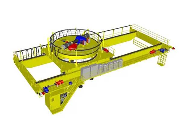 上旋轉(zhuǎn)電磁掛梁起重機